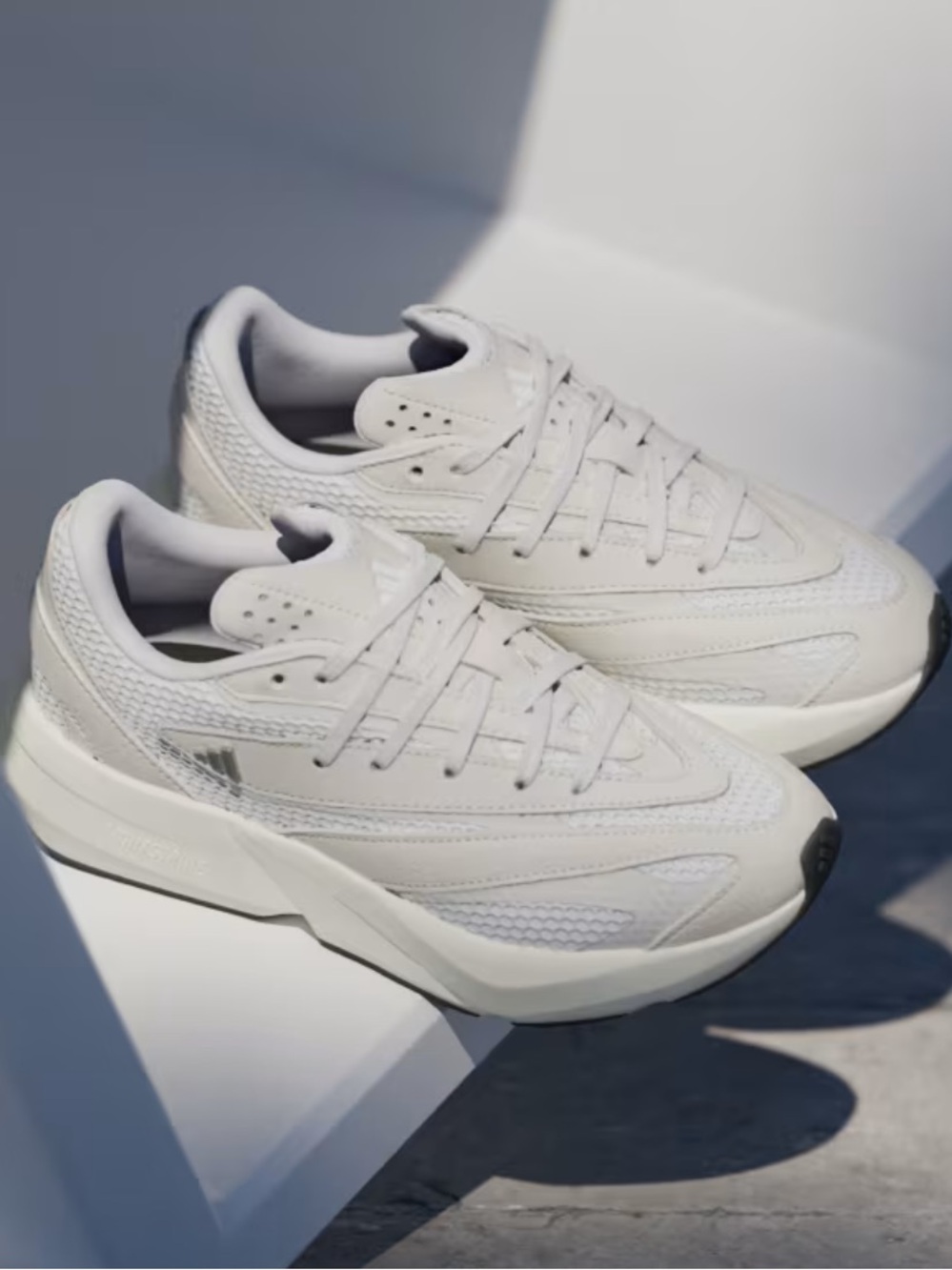 Adidas Lightblaze Crystal White/Cloud White/Grey One Shoes (Size 9.5)